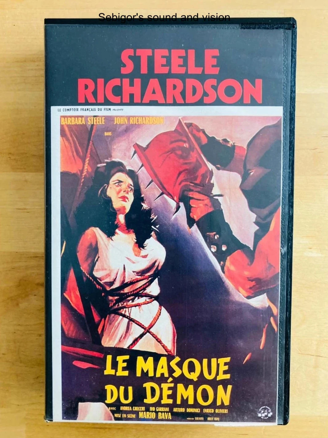 Cassette VHS Le masque du démon de Mario Bava.